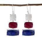 Multi-French-Lorena-Trilogy-Dangle-multicolor-92.5-Silver-Earring