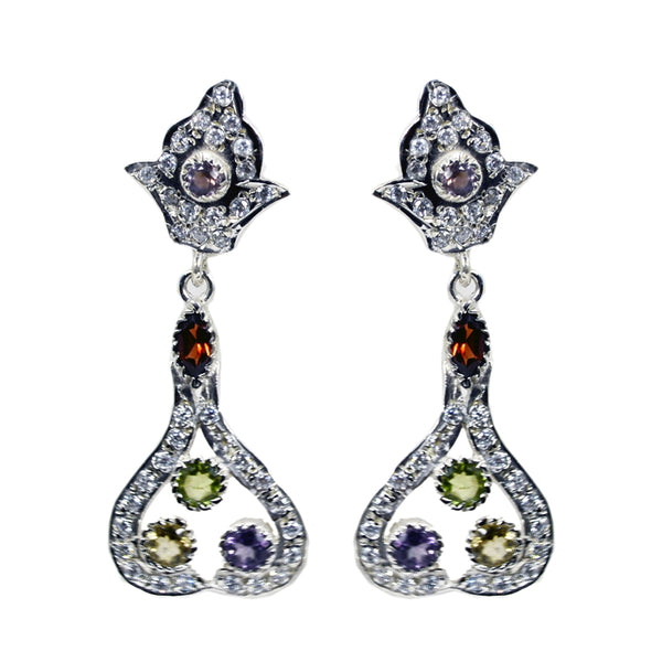 Multi-Indian-Nisa-multiple-Stud-multicolor-92.5-Silver-Earring