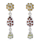Multi-Indian-Priya-multiple-Stud-multicolor-925-Silver-Earring