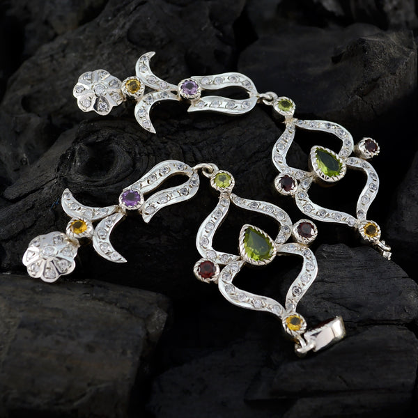 Multi-Indian-Riya-multiple-Stud-multicolor-92.5-Silver-Earring