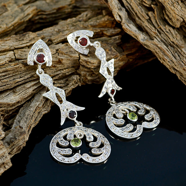 Multi-Indian-Saanvi-multiple-Stud-multicolor-925-Sterling-Silver-Earring
