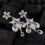 Multi-Indian-Siti-multiple-Stud-multicolor-92.5-Silver-Earring