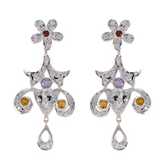 Multi-Indian-Siti-multiple-Stud-multicolor-92.5-Silver-Earring
