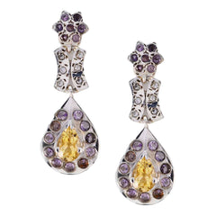 Multi-Indian-Kristine-multiple-Stud-multicolor-Sterling-Silver-Earring