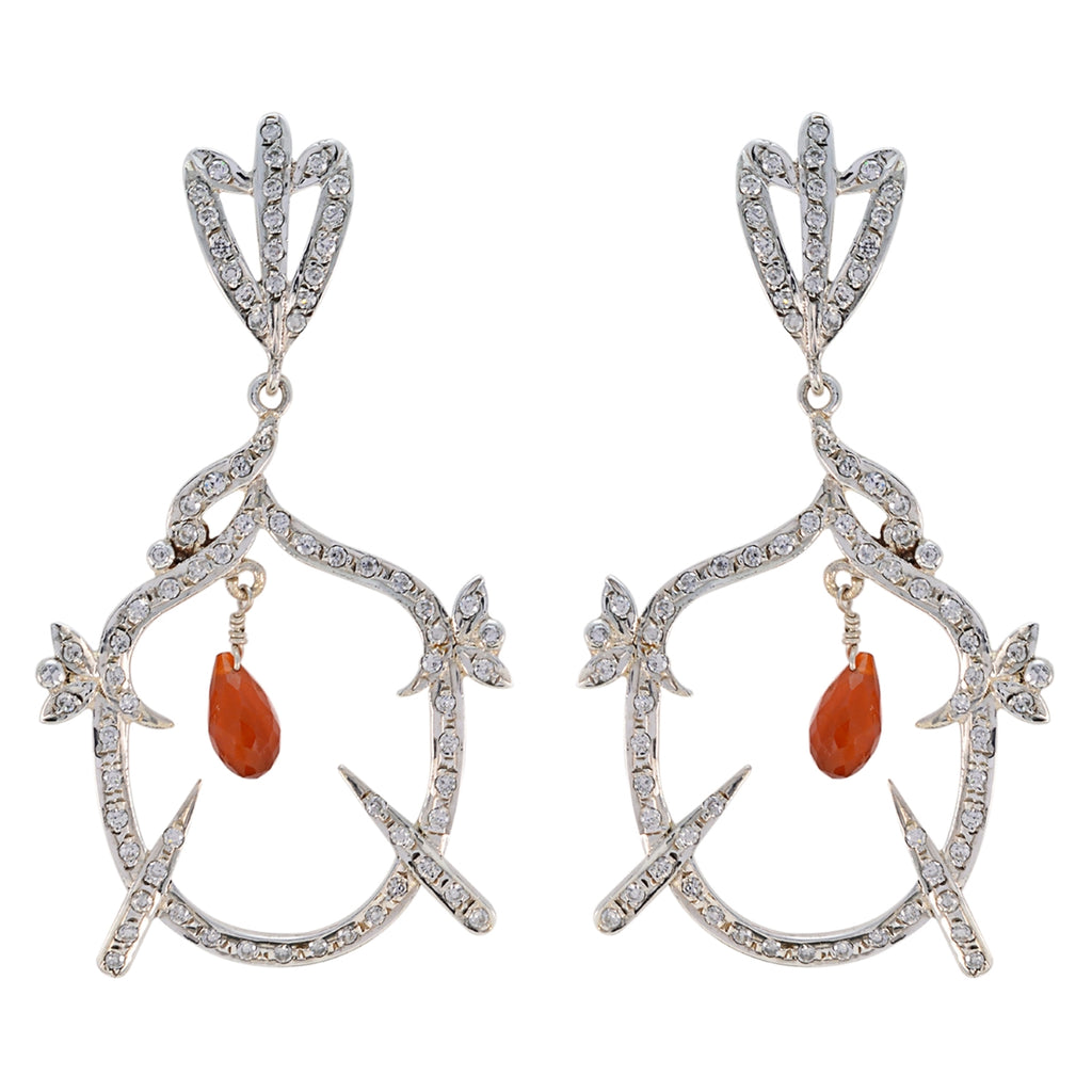 Multi-Indian-Maria-multiple-Stud-multicolor-925-Silver-Earring