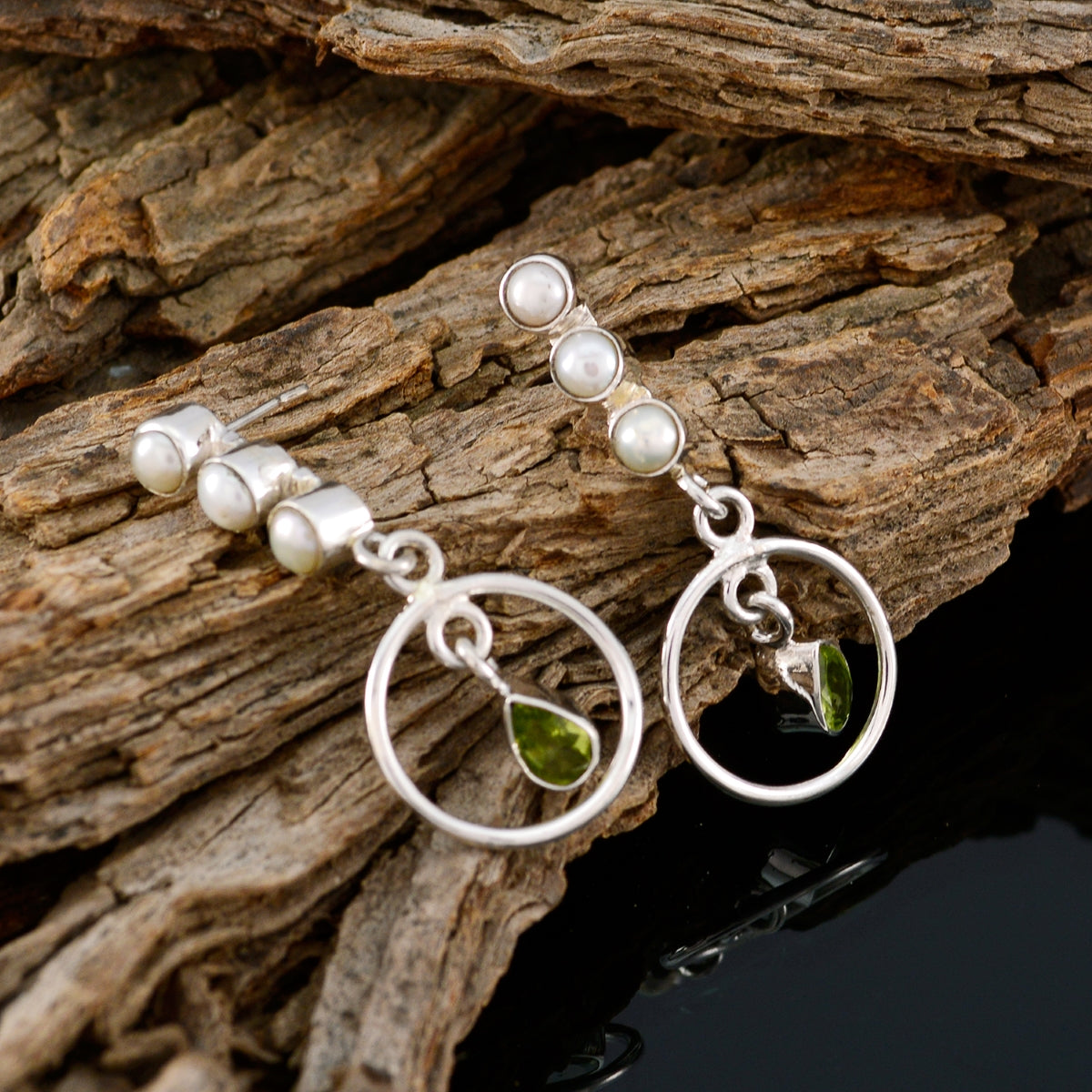 Multi-German-Evelyn-multiple-Dangle-multicolor-Sterling-Silver-Earring