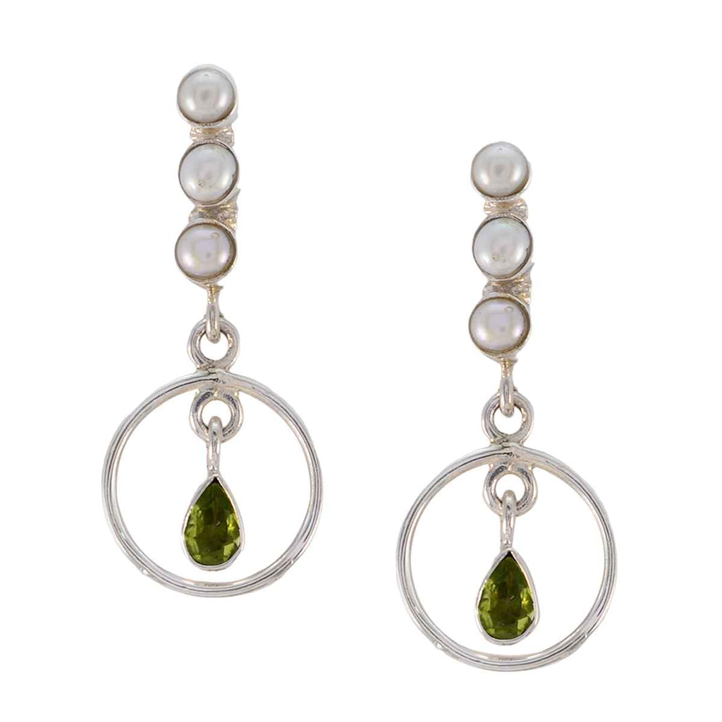 Multi-German-Evelyn-multiple-Dangle-multicolor-Sterling-Silver-Earring