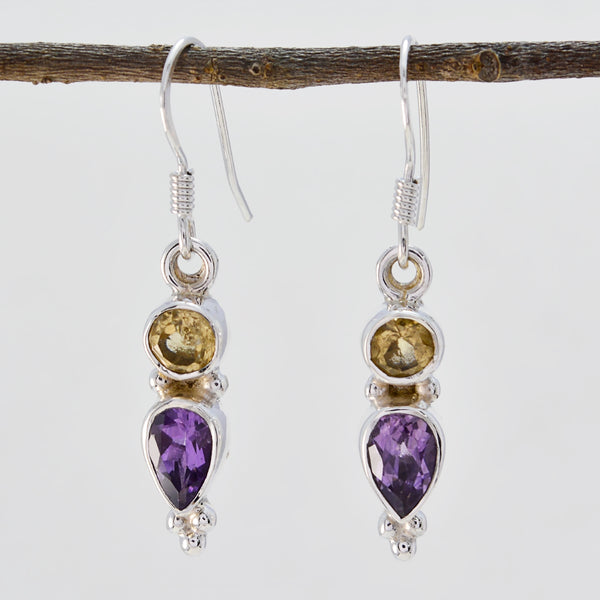 Multi-French-Josephine-multiple-Dangle-multicolor-925-Sterling-Silver-Earring