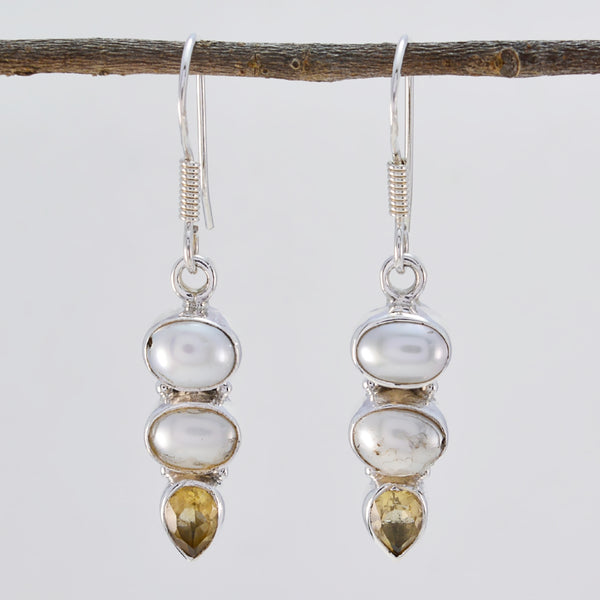 Multi-German-Julia-multiple-Dangle-multicolor-Silver-Earring