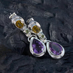 Multi-Latin-American-Mathilde-multiple-Stud-multicolor-925-Silver-Earring