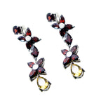 Multi-Mexican-Naomi-multiple-Stud-multicolor-Silver-Earring