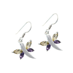 Multi-German-Aaliyah-multiple-Dangle-multicolor-925-Sterling-Silver-Earring