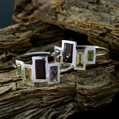 Multi-Middle-Eastern-Alejandra-multiple-Stud-multicolor-Silver-Earring