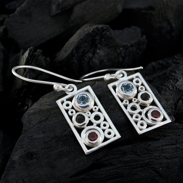 Multi-Italian-Agnes-multiple-Dangle-multicolor-92.5-Silver-Earring