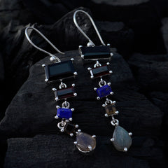 Multi-Australian-Nari-multiple-Dangle-multicolor-925-Silver-Earring