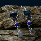 Multi-Australian-Nari-multiple-Dangle-multicolor-925-Silver-Earring