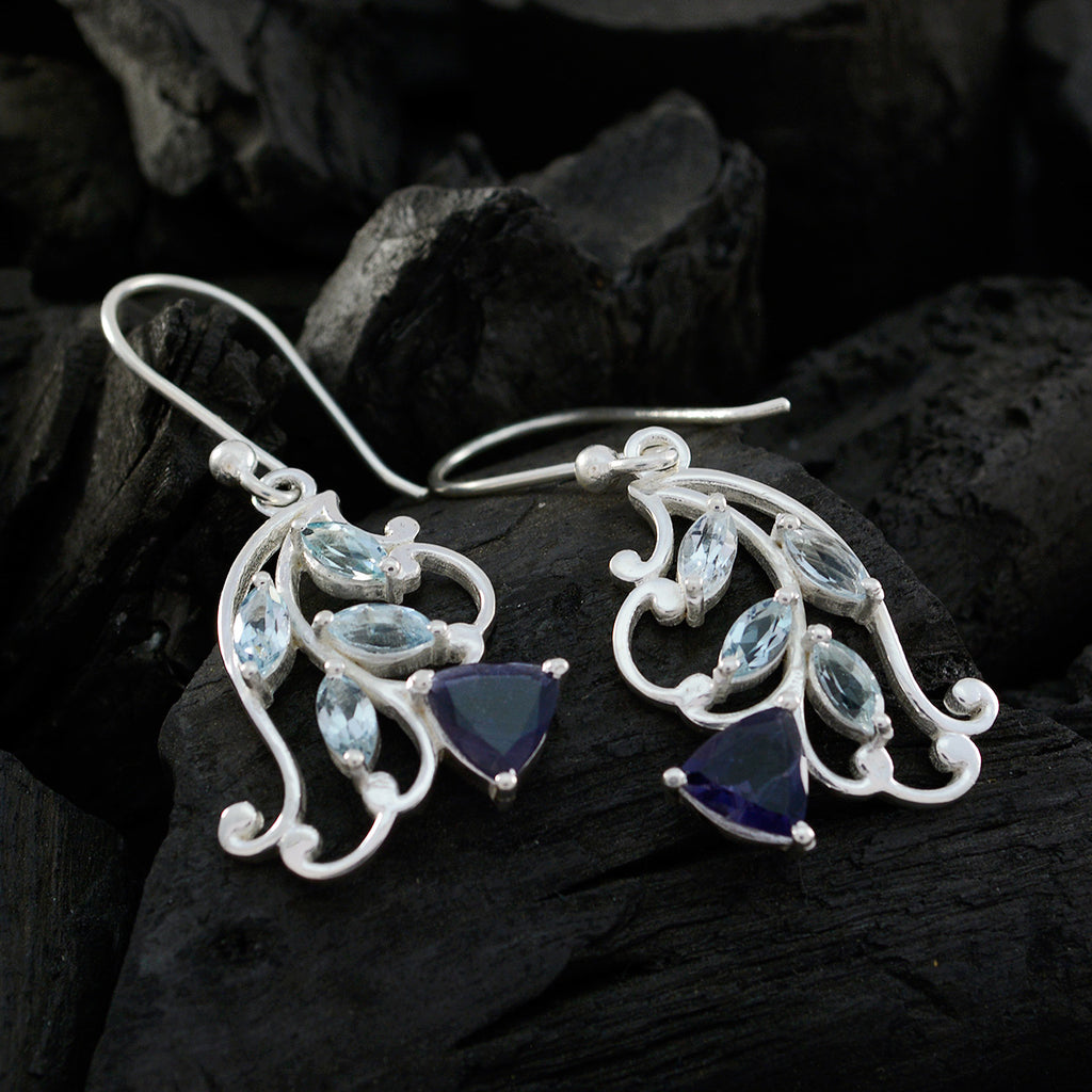 Multi-American-Isla-multiple-Dangle-multicolor-92.5-Silver-Earring