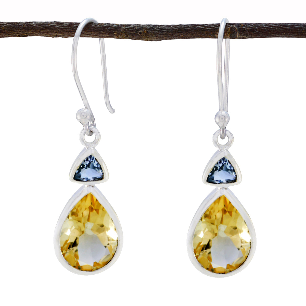 Multi-Korean-Eleanor-multiple-Dangle-multicolor-925-Sterling-Silver-Earring Immagine principale del prodotto