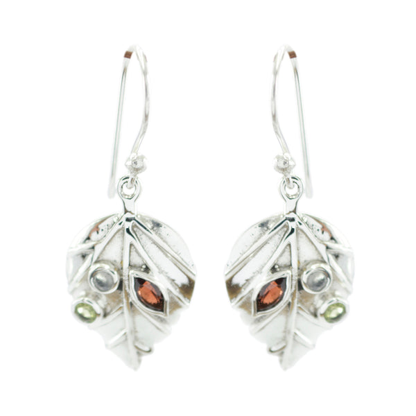 Multi-Mexican-Emilia-multiple-Dangle-multicolor-925-Sterling-Silver-Earring