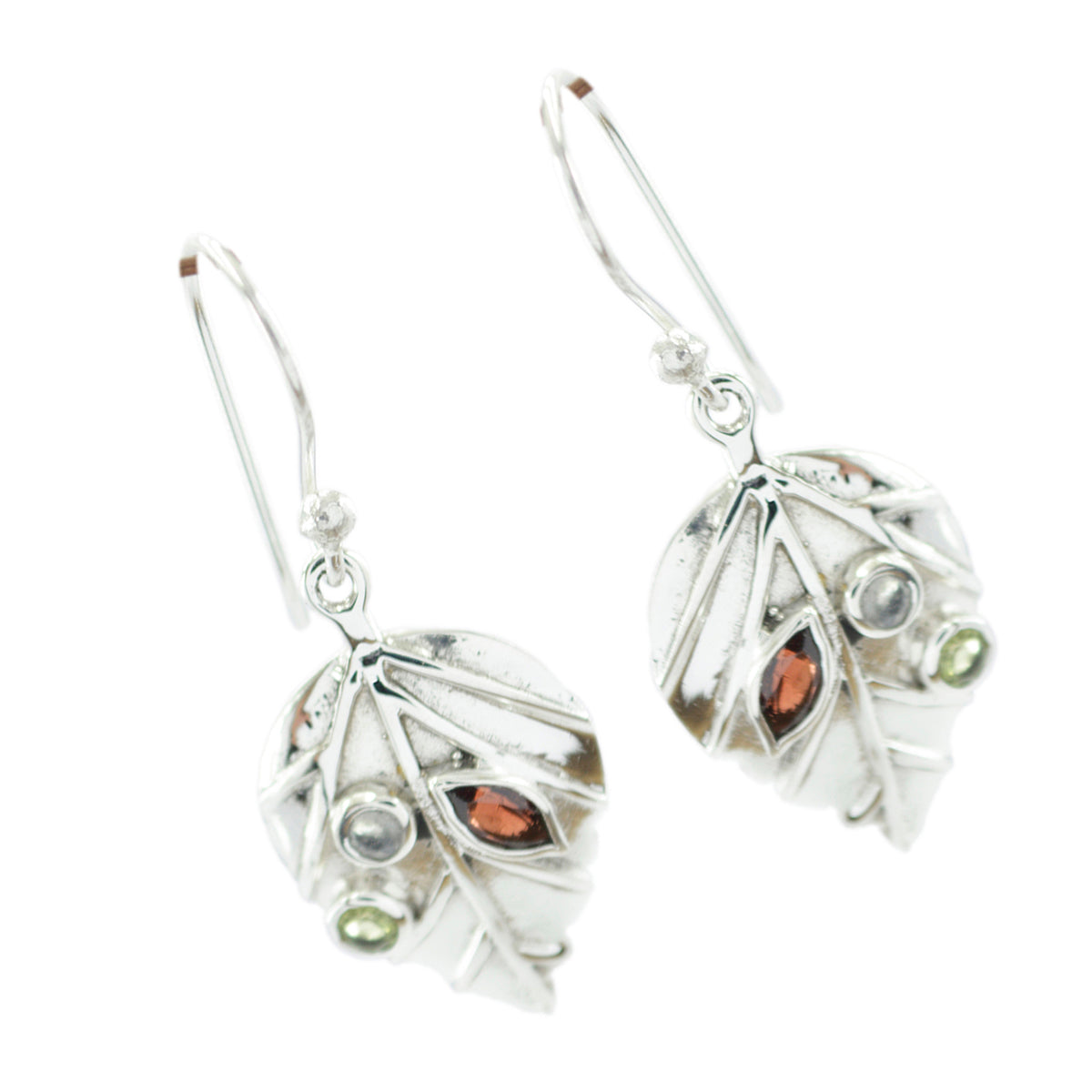 Multi-Mexican-Emilia-multiple-Dangle-multicolor-925-Sterling-Silver-Earring