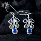 Multi-Australian-Violet-multiple-Dangle-multicolor-925-Silver-Earring