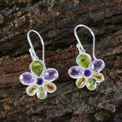 Multi-Latin-American-Isadora-multiple-Dangle-multicolor-925-Silver-Earring