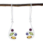 Multi-African-Wen-multiple-Dangle-multicolor-925-Silver-Earring