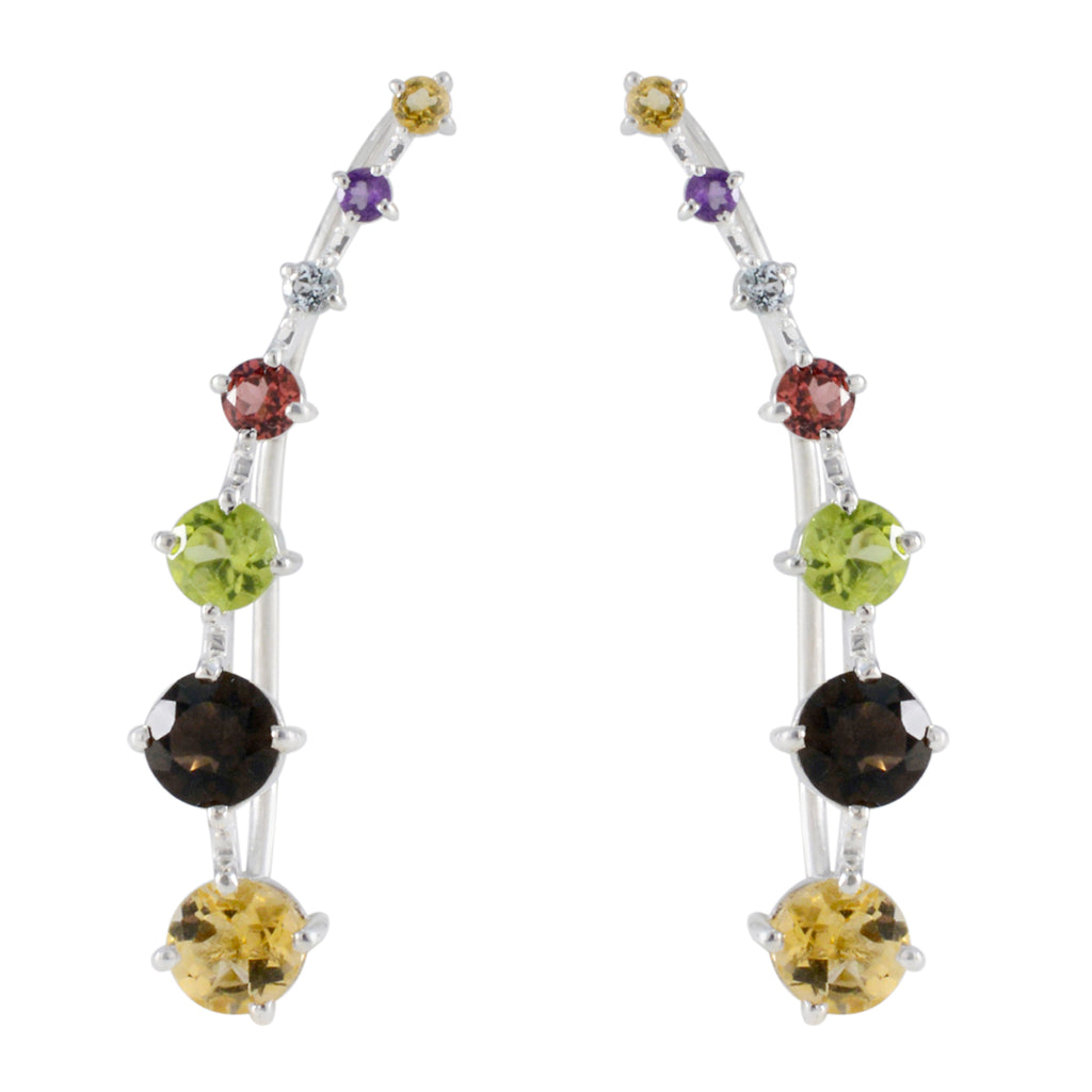 Multi-Mexican-Seo-yeon-multiple-EarCuff-multicolor-Sterling-Silver-Earring