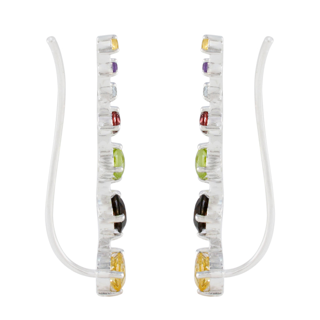 Multi-Mexican-Seo-yeon-multiple-EarCuff-multicolor-Sterling-Silver-Earring
