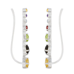 Multi-Mexican-Seo-yeon-multiple-EarCuff-multicolor-Sterling-Silver-Earring