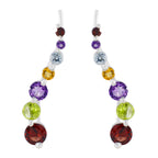 Multi-French-Yan-multiple-EarCuff-multicolor-925-Silver-Earring