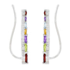 Multi-French-Yan-multiple-EarCuff-multicolor-925-Silver-Earring