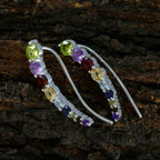 Multi-American-Amanda-multiple-EarCuff-multicolor-92.5-Silver-Earring