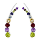 Multi-American-Amanda-multiple-EarCuff-multicolor-92.5-Silver-Earring