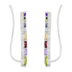 Multi-American-Amanda-multiple-EarCuff-multicolor-92.5-Silver-Earring