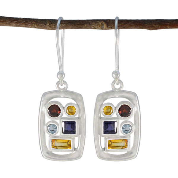 Multi-German-Clara-Penta-Dangle-multicolor-92.5-Silver-Earring