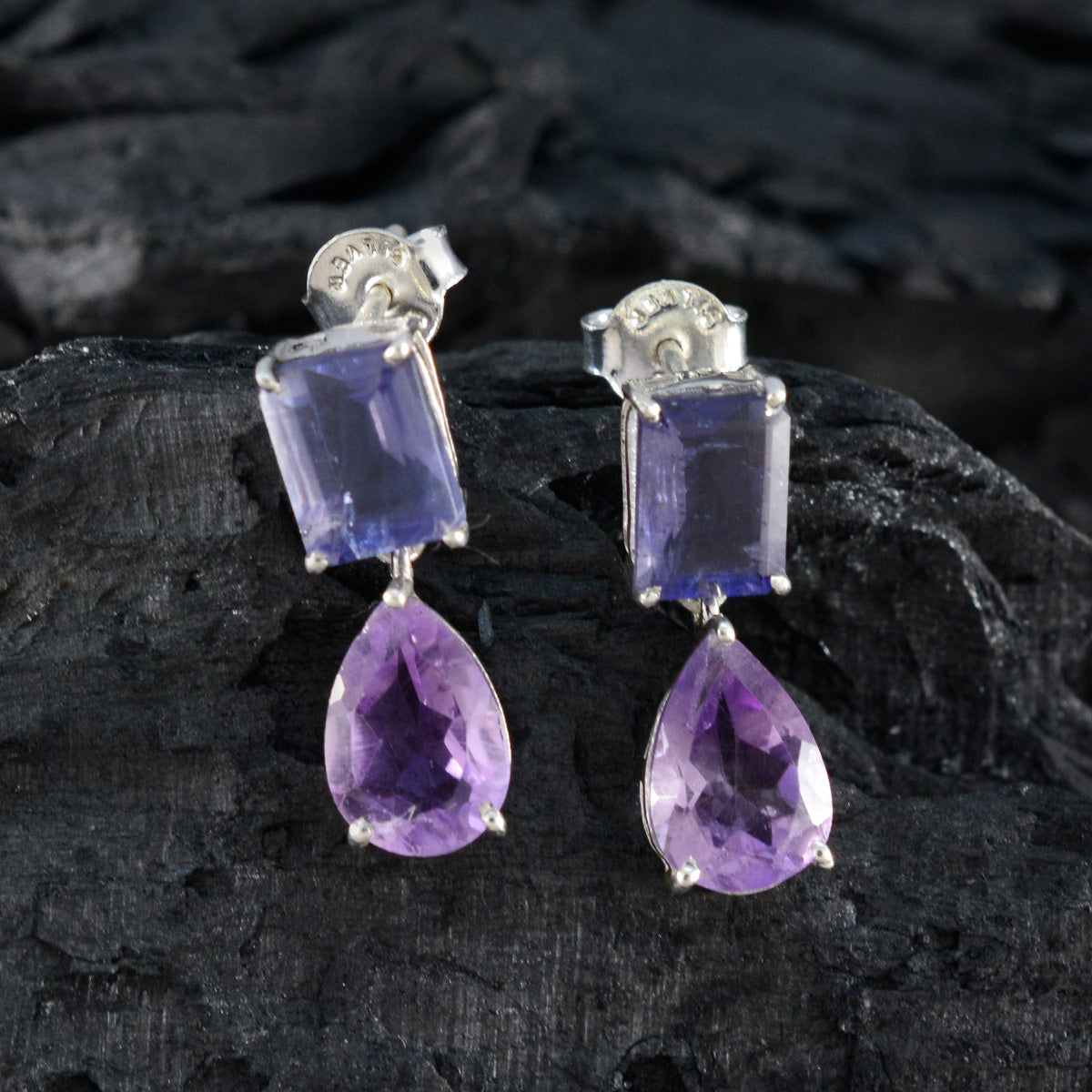 Multi Mexican Paula Toi et Moi Stud multicolor Silver Earring Второстепенное изображение товара