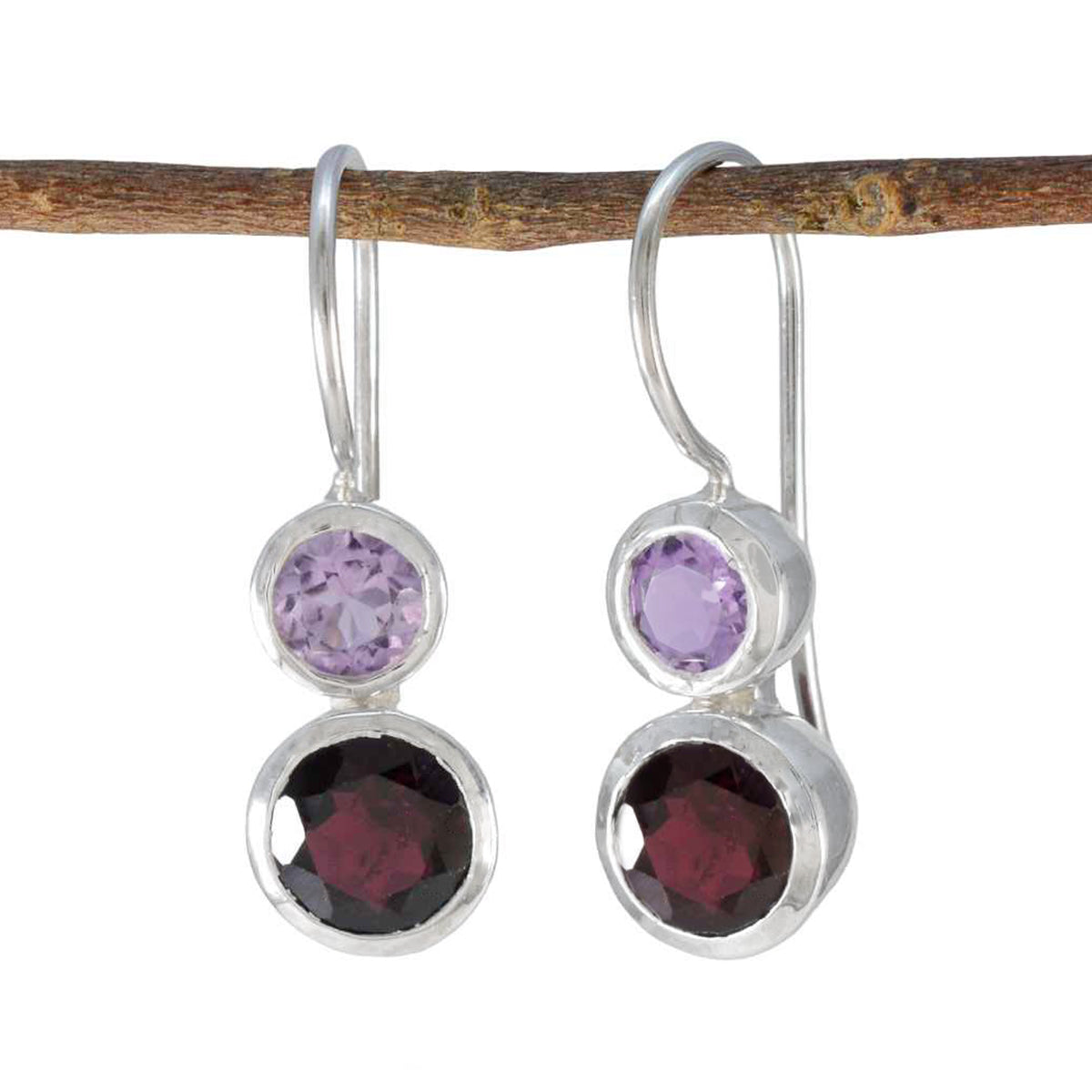 Multi-Spanish-Rebeca-Toi-et-Moi-Dangle-multicolor-925-Sterling-Silver-Earring Huvudsaklig produktbild