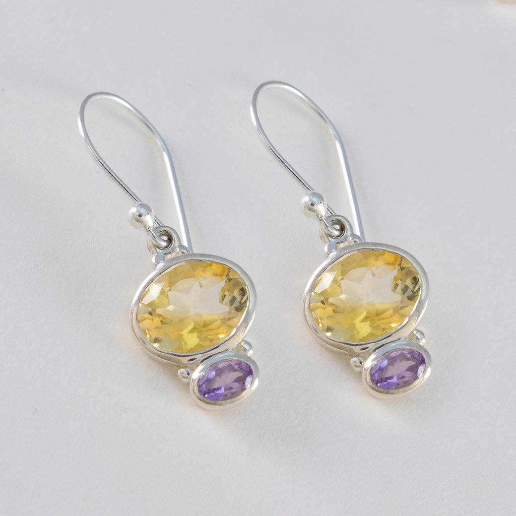 Multi-American-Fernanda-multiple-Dangle-multicolor-Sterling-Silver-Earring