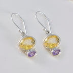 Multi-American-Fernanda-multiple-Dangle-multicolor-Sterling-Silver-Earring