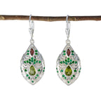 Tourmaline-Egyptian-Evelyn-multiple-Dangle-multicolor-925-Silver-Earring