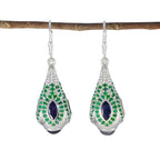 Multi-American-Yuki-multiple-Dangle-multicolor-92.5-Silver-Earring