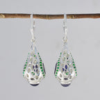 Multi-American-Yuki-multiple-Dangle-multicolor-92.5-Silver-Earring