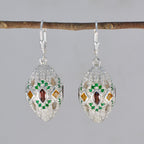 Multi-Korean-Yuna-multiple-Dangle-multicolor-925-Sterling-Silver-Earring