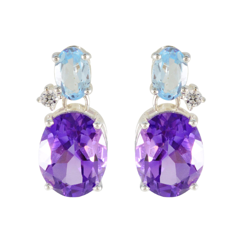 Multi-Indian-Kristine-multiple-Stud-multicolor-92.5-Silver-Earring