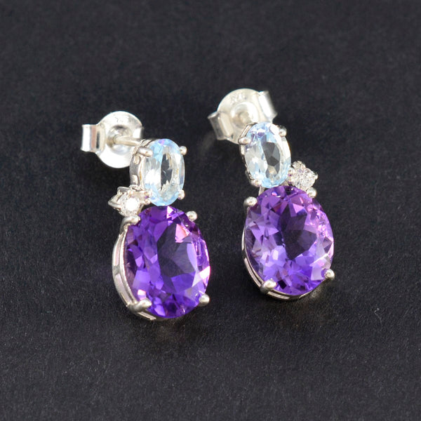 Multi-Indian-Kristine-multiple-Stud-multicolor-92.5-Silver-Earring