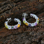 Multi-American-Joaquina-multiple-Stud-multicolor-Sterling-Silver-Earring