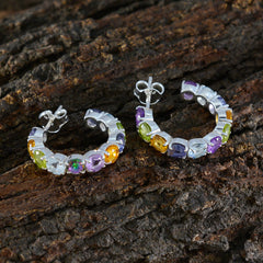 Multi-American-Joaquina-multiple-Stud-multicolor-Sterling-Silver-Earring