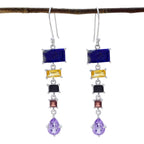 Multi-Egyptian-Laura-multiple-Dangle-multicolor-925-Silver-Earring