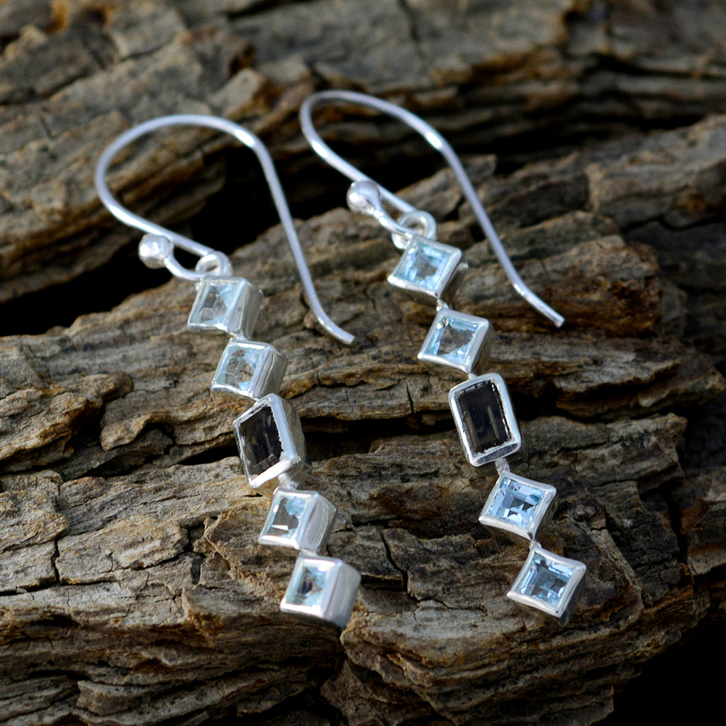 Multi-American-Layla-multiple-Dangle-multicolor-Silver-Earring